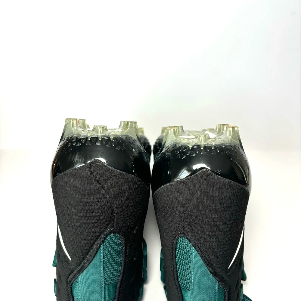 Nike Force Savage Elite TD Football Cleats Size 15 Green Black Eagles Colors